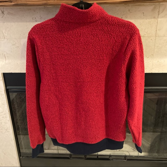 Patagonia Woolyester Fleece Pullover Red Medium - Picture 9 of 10